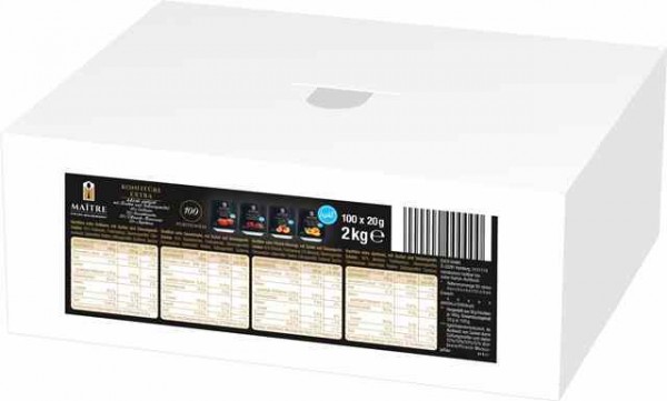 Maitre Konfitüre light 4-fach sortiert 100 x 20g | CaterPoint.de