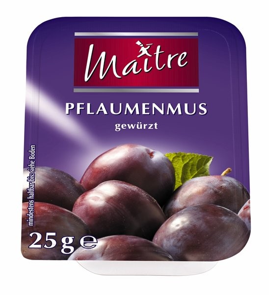 Maitre Pflaumenmus 100 x 25g | CaterPoint.de