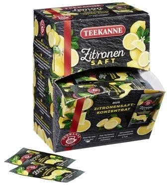 Teekanne Zitronensaft 100 x 4ml Portionsbeutel | CaterPoint.de
