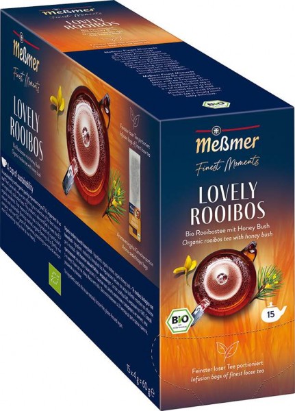 MEßMER Finest Moments Bio Lovely Rooibos 15 x 4g | Tea Buddy | CaterPoint.de