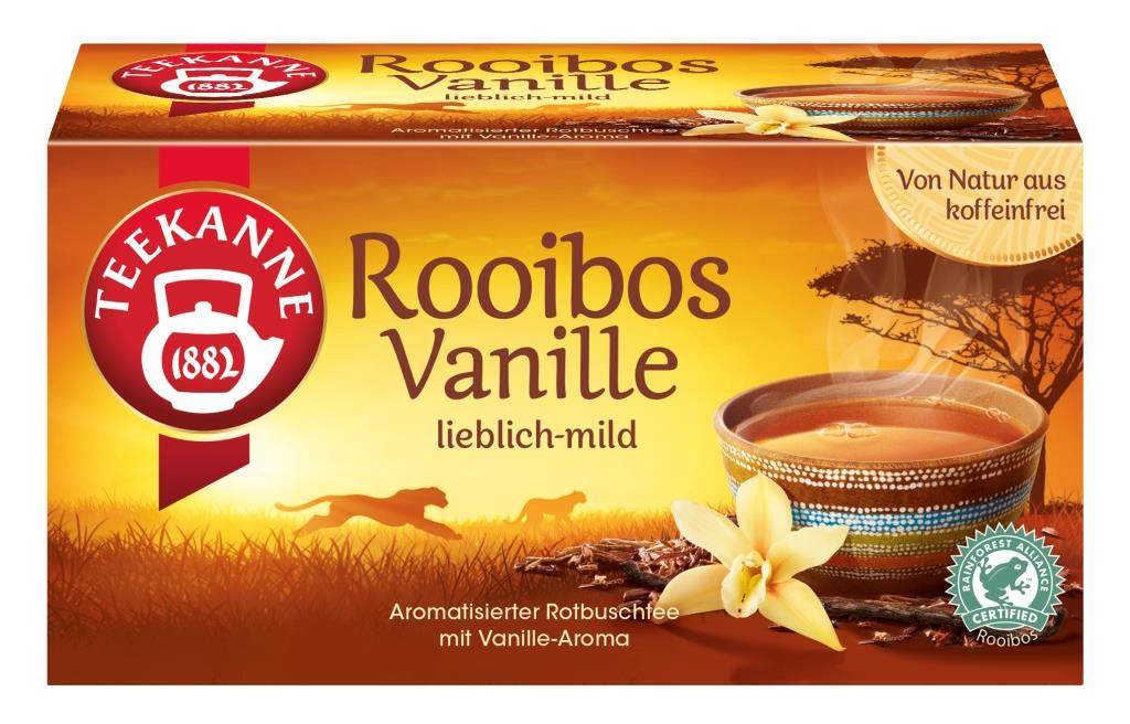 Teekanne Rotbuschtee Vanille 20 x 1,75g- CaterPoint.de